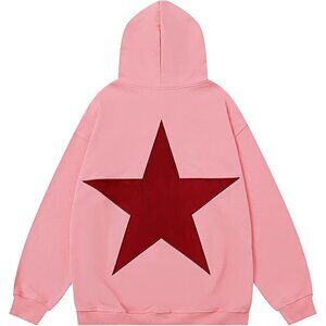 Eden Pink Hoodies Y2k Oversized Graphic Hoodies Aesthetic Sweat shirt